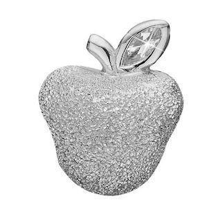 Christina Collect 925 Sterling Silver Mousserende Apple Fint glitrende eple med topasblad, modell 630-S109